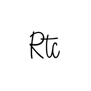 Make a beautiful signature design for name Rtc. Use this online signature maker to create a handwritten signature for free. Rtc signature style 5 images and pictures png