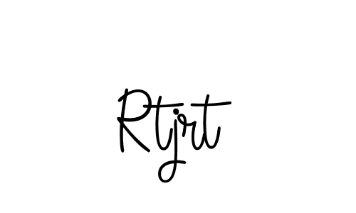 Design your own signature with our free online signature maker. With this signature software, you can create a handwritten (Angelique-Rose-font-FFP) signature for name Rtjrt. Rtjrt signature style 5 images and pictures png