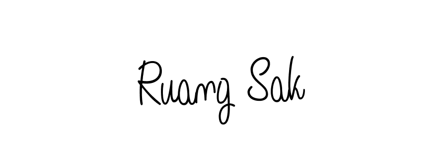 Make a beautiful signature design for name Ruang Sak. Use this online signature maker to create a handwritten signature for free. Ruang Sak signature style 5 images and pictures png