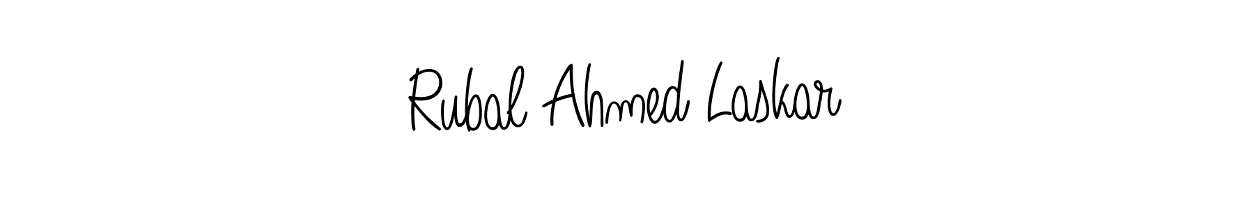 How to make Rubal Ahmed Laskar signature? Angelique-Rose-font-FFP is a professional autograph style. Create handwritten signature for Rubal Ahmed Laskar name. Rubal Ahmed Laskar signature style 5 images and pictures png