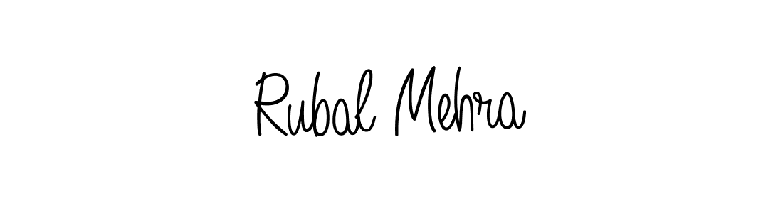 Make a beautiful signature design for name Rubal Mehra. Use this online signature maker to create a handwritten signature for free. Rubal Mehra signature style 5 images and pictures png