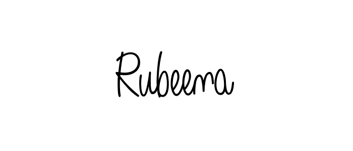 Once you've used our free online signature maker to create your best signature Angelique-Rose-font-FFP style, it's time to enjoy all of the benefits that Rubeena name signing documents. Rubeena signature style 5 images and pictures png