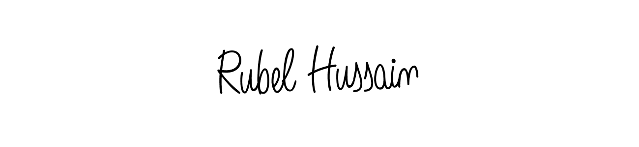 How to make Rubel Hussain signature? Angelique-Rose-font-FFP is a professional autograph style. Create handwritten signature for Rubel Hussain name. Rubel Hussain signature style 5 images and pictures png