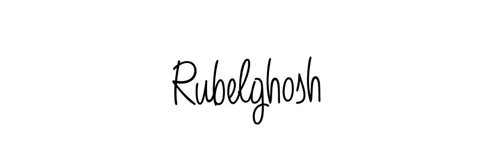 Create a beautiful signature design for name Rubelghosh. With this signature (Angelique-Rose-font-FFP) fonts, you can make a handwritten signature for free. Rubelghosh signature style 5 images and pictures png