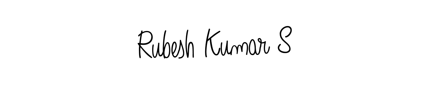 Check out images of Autograph of Rubesh Kumar S name. Actor Rubesh Kumar S Signature Style. Angelique-Rose-font-FFP is a professional sign style online. Rubesh Kumar S signature style 5 images and pictures png