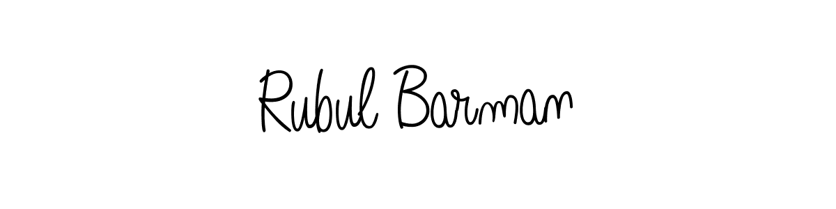 Also we have Rubul Barman name is the best signature style. Create professional handwritten signature collection using Angelique-Rose-font-FFP autograph style. Rubul Barman signature style 5 images and pictures png