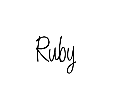 Also we have Ruby name is the best signature style. Create professional handwritten signature collection using Angelique-Rose-font-FFP autograph style. Ruby signature style 5 images and pictures png