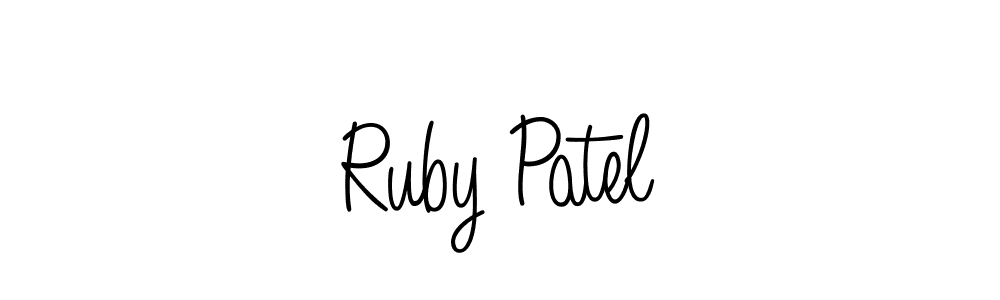 Similarly Angelique-Rose-font-FFP is the best handwritten signature design. Signature creator online .You can use it as an online autograph creator for name Ruby Patel. Ruby Patel signature style 5 images and pictures png