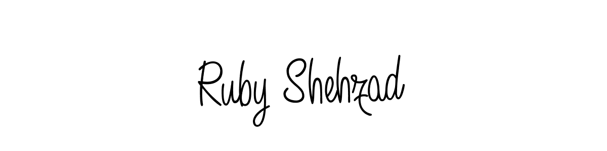 Make a beautiful signature design for name Ruby Shehzad. Use this online signature maker to create a handwritten signature for free. Ruby Shehzad signature style 5 images and pictures png