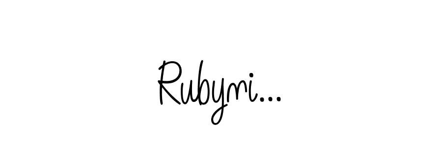 It looks lik you need a new signature style for name Rubyni.... Design unique handwritten (Angelique-Rose-font-FFP) signature with our free signature maker in just a few clicks. Rubyni... signature style 5 images and pictures png