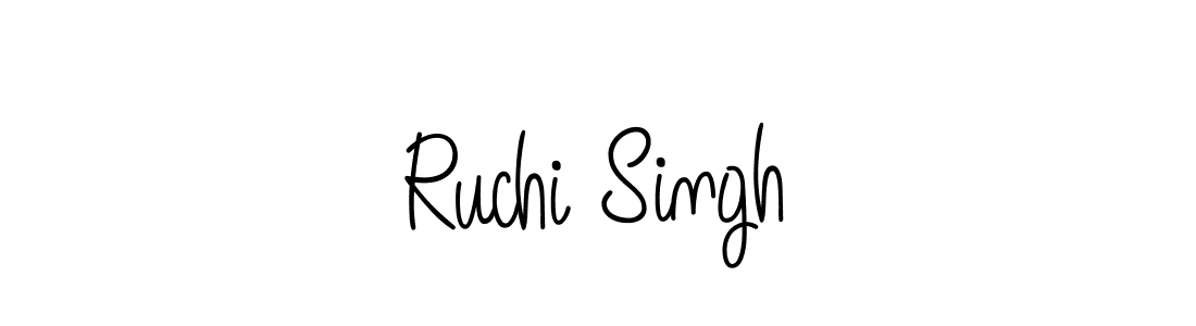 Ruchi Singh stylish signature style. Best Handwritten Sign (Angelique-Rose-font-FFP) for my name. Handwritten Signature Collection Ideas for my name Ruchi Singh. Ruchi Singh signature style 5 images and pictures png