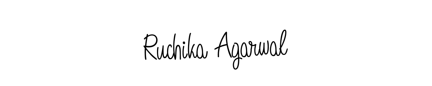 Angelique-Rose-font-FFP is a professional signature style that is perfect for those who want to add a touch of class to their signature. It is also a great choice for those who want to make their signature more unique. Get Ruchika Agarwal name to fancy signature for free. Ruchika Agarwal signature style 5 images and pictures png