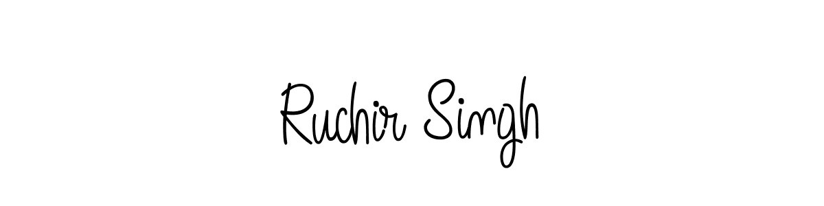 Make a beautiful signature design for name Ruchir Singh. Use this online signature maker to create a handwritten signature for free. Ruchir Singh signature style 5 images and pictures png