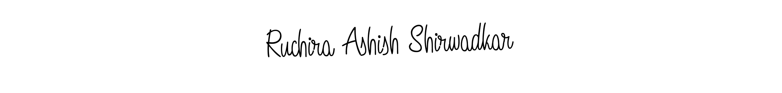 Make a beautiful signature design for name Ruchira Ashish Shirwadkar. Use this online signature maker to create a handwritten signature for free. Ruchira Ashish Shirwadkar signature style 5 images and pictures png