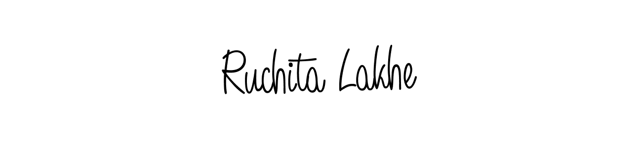 This is the best signature style for the Ruchita Lakhe name. Also you like these signature font (Angelique-Rose-font-FFP). Mix name signature. Ruchita Lakhe signature style 5 images and pictures png