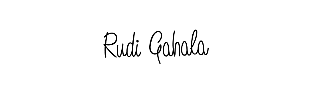 Make a beautiful signature design for name Rudi Gahala. Use this online signature maker to create a handwritten signature for free. Rudi Gahala signature style 5 images and pictures png