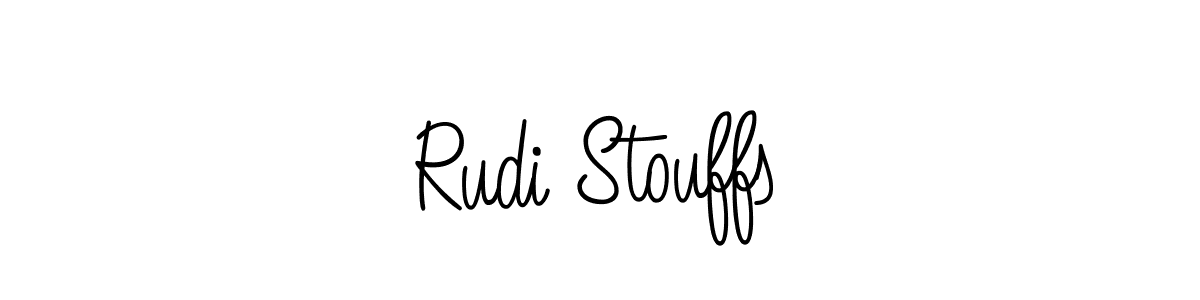 Create a beautiful signature design for name Rudi Stouffs. With this signature (Angelique-Rose-font-FFP) fonts, you can make a handwritten signature for free. Rudi Stouffs signature style 5 images and pictures png