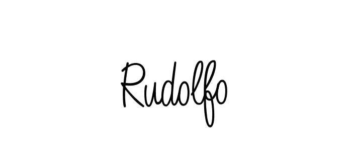 Design your own signature with our free online signature maker. With this signature software, you can create a handwritten (Angelique-Rose-font-FFP) signature for name Rudolfo. Rudolfo signature style 5 images and pictures png