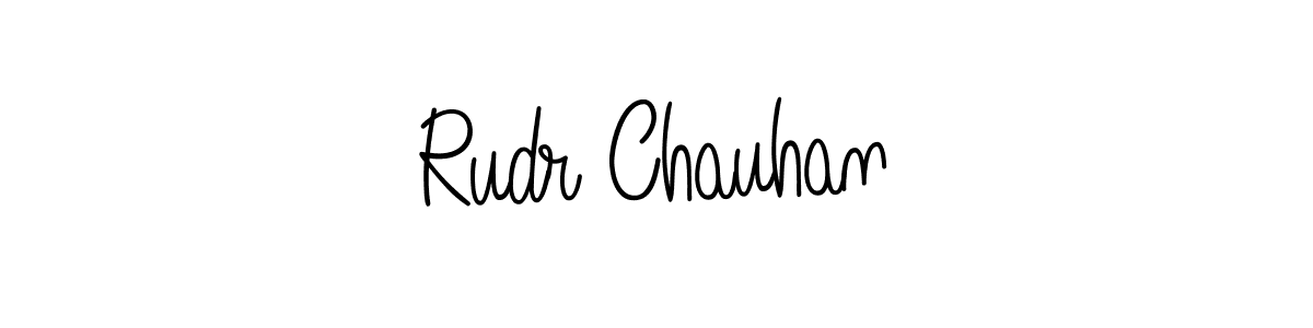 Make a short Rudr Chauhan signature style. Manage your documents anywhere anytime using Angelique-Rose-font-FFP. Create and add eSignatures, submit forms, share and send files easily. Rudr Chauhan signature style 5 images and pictures png