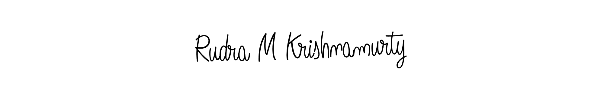 Similarly Angelique-Rose-font-FFP is the best handwritten signature design. Signature creator online .You can use it as an online autograph creator for name Rudra M Krishnamurty. Rudra M Krishnamurty signature style 5 images and pictures png