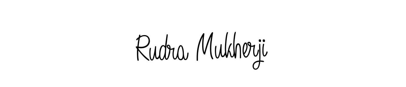 How to Draw Rudra Mukherji signature style? Angelique-Rose-font-FFP is a latest design signature styles for name Rudra Mukherji. Rudra Mukherji signature style 5 images and pictures png