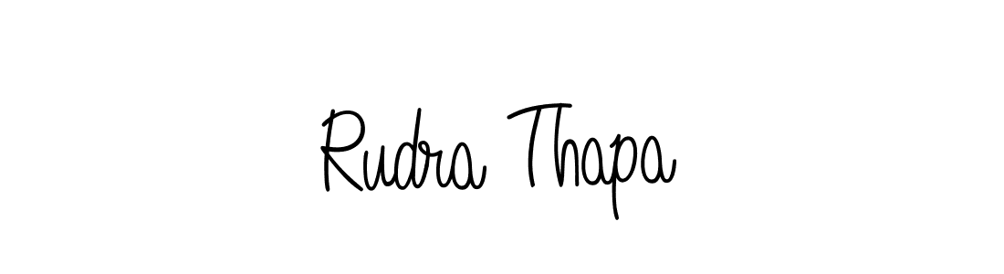 Create a beautiful signature design for name Rudra Thapa. With this signature (Angelique-Rose-font-FFP) fonts, you can make a handwritten signature for free. Rudra Thapa signature style 5 images and pictures png