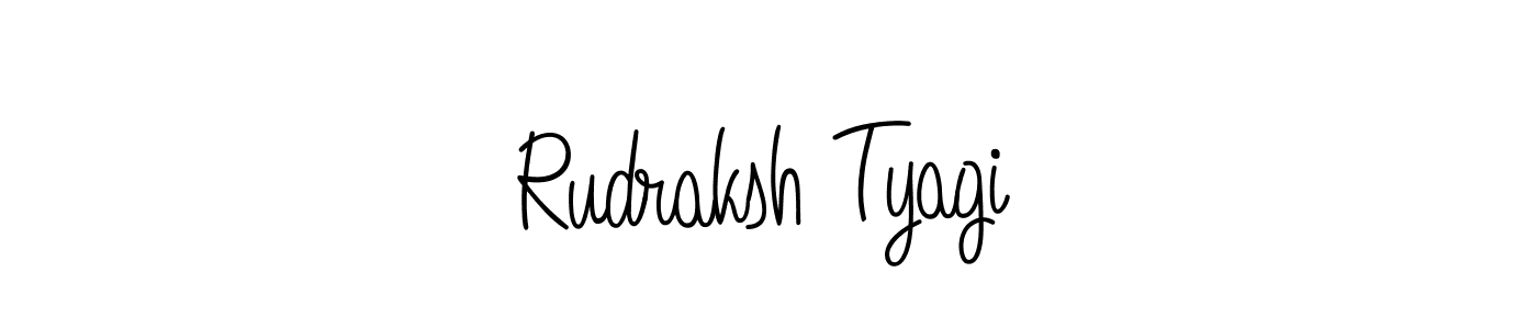 Angelique-Rose-font-FFP is a professional signature style that is perfect for those who want to add a touch of class to their signature. It is also a great choice for those who want to make their signature more unique. Get Rudraksh Tyagi name to fancy signature for free. Rudraksh Tyagi signature style 5 images and pictures png