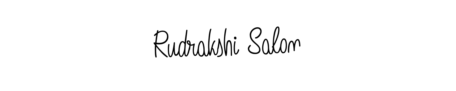 Check out images of Autograph of Rudrakshi Salon name. Actor Rudrakshi Salon Signature Style. Angelique-Rose-font-FFP is a professional sign style online. Rudrakshi Salon signature style 5 images and pictures png