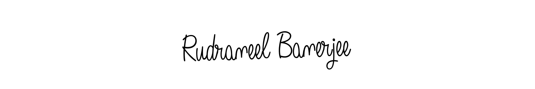 Rudraneel Banerjee stylish signature style. Best Handwritten Sign (Angelique-Rose-font-FFP) for my name. Handwritten Signature Collection Ideas for my name Rudraneel Banerjee. Rudraneel Banerjee signature style 5 images and pictures png