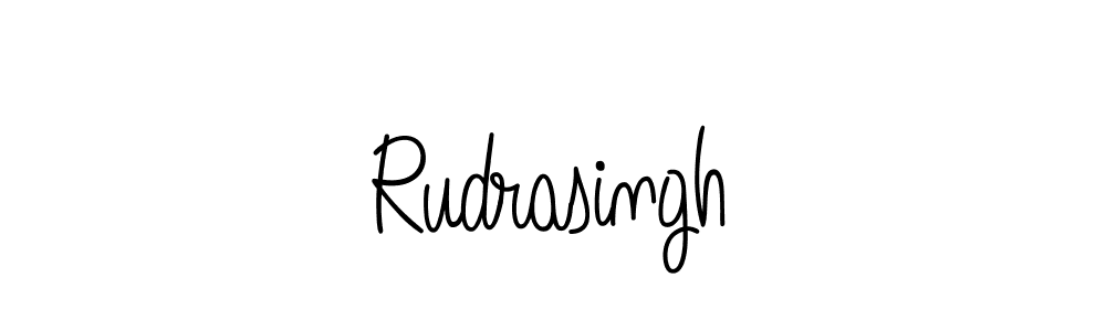 Use a signature maker to create a handwritten signature online. With this signature software, you can design (Angelique-Rose-font-FFP) your own signature for name Rudrasingh. Rudrasingh signature style 5 images and pictures png