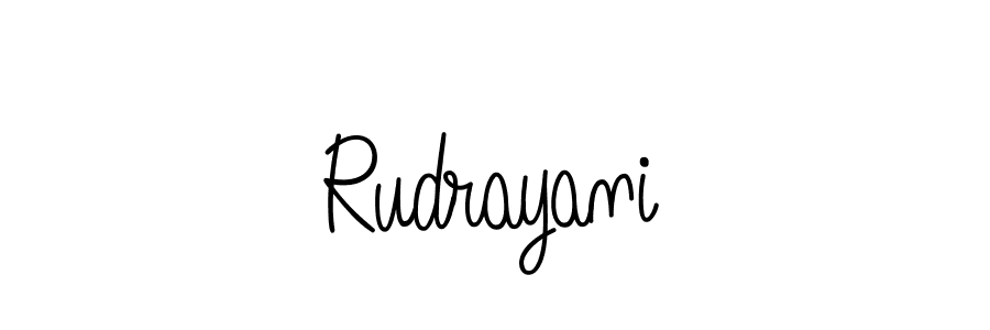 The best way (Angelique-Rose-font-FFP) to make a short signature is to pick only two or three words in your name. The name Rudrayani include a total of six letters. For converting this name. Rudrayani signature style 5 images and pictures png