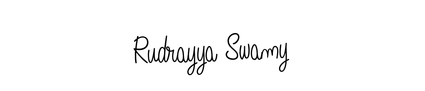 Once you've used our free online signature maker to create your best signature Angelique-Rose-font-FFP style, it's time to enjoy all of the benefits that Rudrayya Swamy name signing documents. Rudrayya Swamy signature style 5 images and pictures png