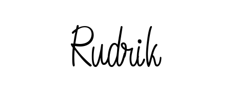 The Angelique-Rose-font-FFP handwriting style adds charm and authenticity to name Rudrik. A wonderful choice for personal thank-you notes. Rudrik signature style 5 images and pictures png