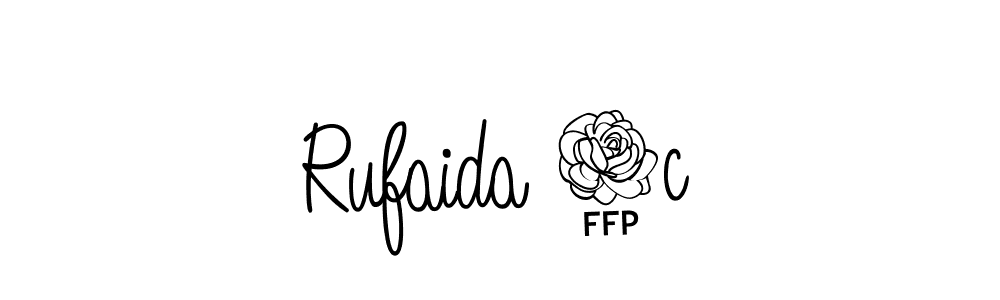 Create a beautiful signature design for name Rufaida 7c. With this signature (Angelique-Rose-font-FFP) fonts, you can make a handwritten signature for free. Rufaida 7c signature style 5 images and pictures png