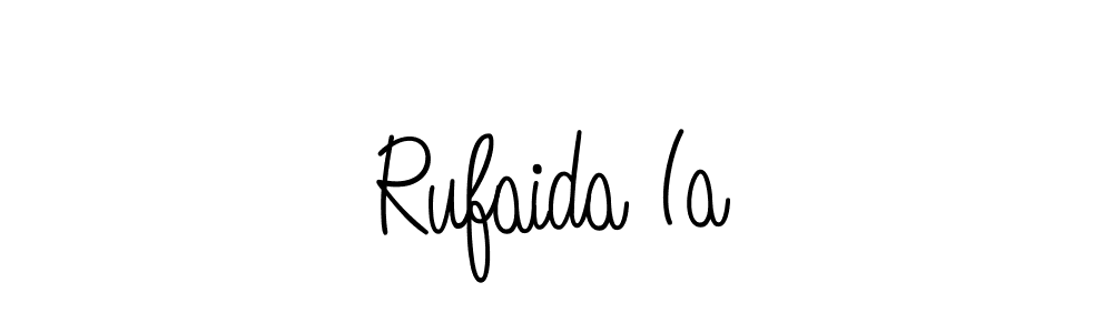 Rufaida Ia stylish signature style. Best Handwritten Sign (Angelique-Rose-font-FFP) for my name. Handwritten Signature Collection Ideas for my name Rufaida Ia. Rufaida Ia signature style 5 images and pictures png