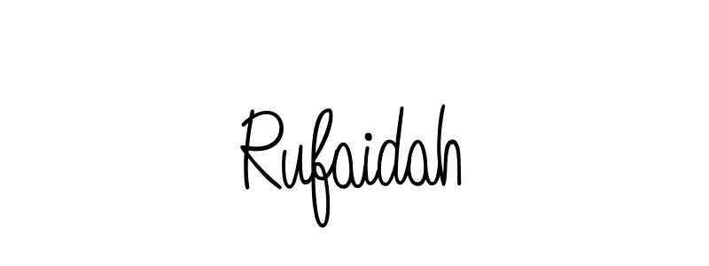 Also we have Rufaidah name is the best signature style. Create professional handwritten signature collection using Angelique-Rose-font-FFP autograph style. Rufaidah signature style 5 images and pictures png