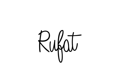 Rufat stylish signature style. Best Handwritten Sign (Angelique-Rose-font-FFP) for my name. Handwritten Signature Collection Ideas for my name Rufat. Rufat signature style 5 images and pictures png