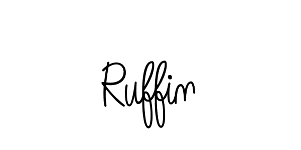 Design your own signature with our free online signature maker. With this signature software, you can create a handwritten (Angelique-Rose-font-FFP) signature for name Ruffin. Ruffin signature style 5 images and pictures png
