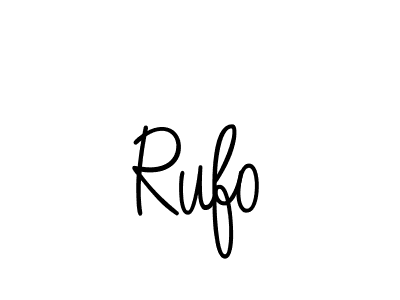 Use a signature maker to create a handwritten signature online. With this signature software, you can design (Angelique-Rose-font-FFP) your own signature for name Rufo. Rufo signature style 5 images and pictures png