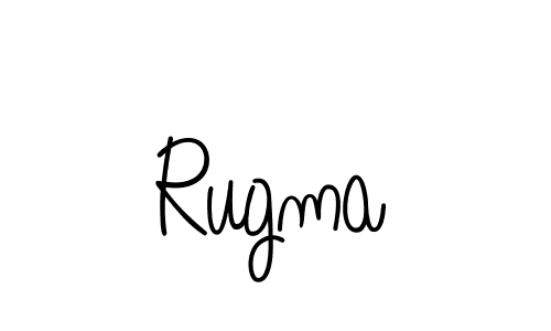 Design your own signature with our free online signature maker. With this signature software, you can create a handwritten (Angelique-Rose-font-FFP) signature for name Rugma. Rugma signature style 5 images and pictures png