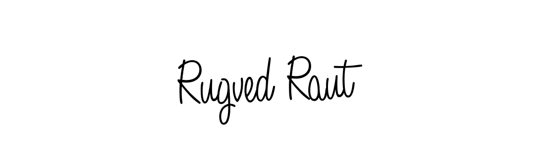 Also we have Rugved Raut name is the best signature style. Create professional handwritten signature collection using Angelique-Rose-font-FFP autograph style. Rugved Raut signature style 5 images and pictures png