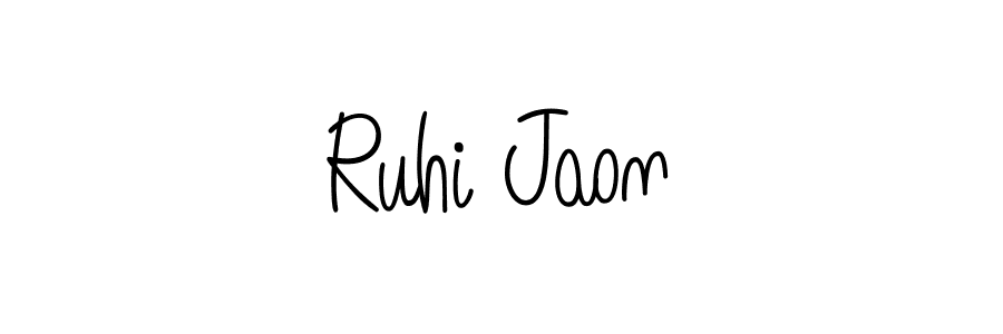 Make a short Ruhi Jaon signature style. Manage your documents anywhere anytime using Angelique-Rose-font-FFP. Create and add eSignatures, submit forms, share and send files easily. Ruhi Jaon signature style 5 images and pictures png