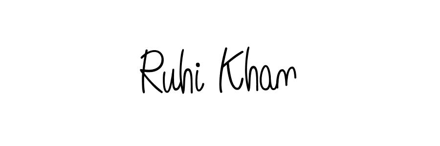 Once you've used our free online signature maker to create your best signature Angelique-Rose-font-FFP style, it's time to enjoy all of the benefits that Ruhi Khan name signing documents. Ruhi Khan signature style 5 images and pictures png