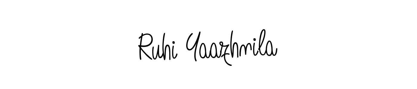 Also You can easily find your signature by using the search form. We will create Ruhi Yaazhnila name handwritten signature images for you free of cost using Angelique-Rose-font-FFP sign style. Ruhi Yaazhnila signature style 5 images and pictures png
