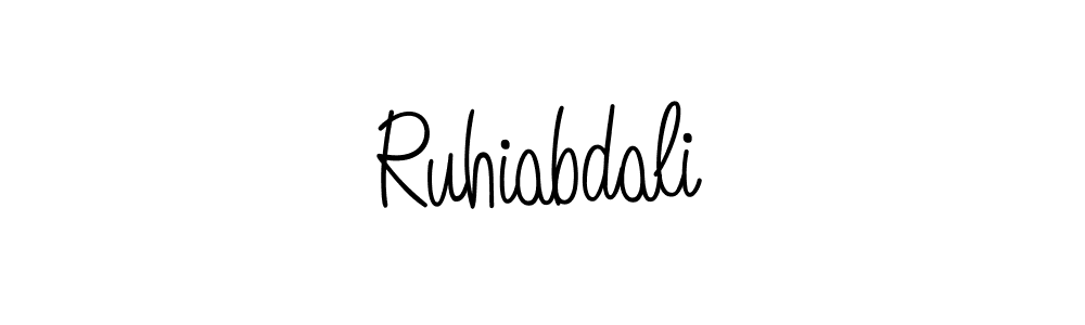 Similarly Angelique-Rose-font-FFP is the best handwritten signature design. Signature creator online .You can use it as an online autograph creator for name Ruhiabdali. Ruhiabdali signature style 5 images and pictures png