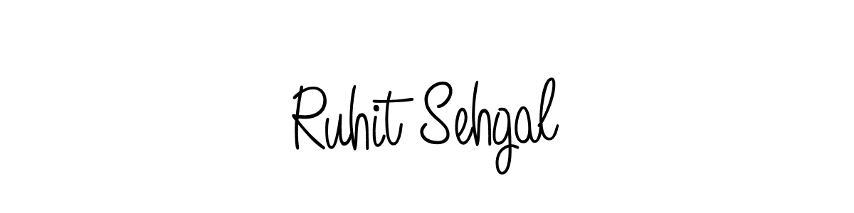 Design your own signature with our free online signature maker. With this signature software, you can create a handwritten (Angelique-Rose-font-FFP) signature for name Ruhit Sehgal. Ruhit Sehgal signature style 5 images and pictures png