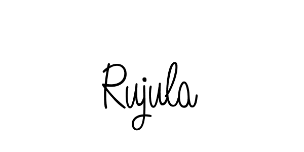 How to Draw Rujula signature style? Angelique-Rose-font-FFP is a latest design signature styles for name Rujula. Rujula signature style 5 images and pictures png
