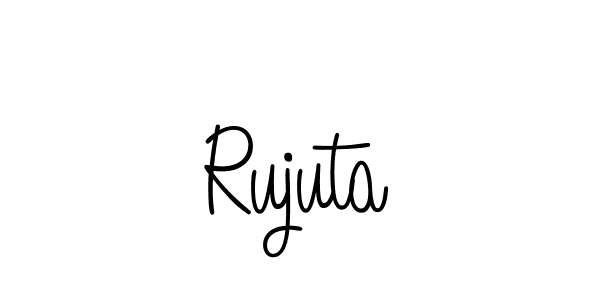 How to Draw Rujuta signature style? Angelique-Rose-font-FFP is a latest design signature styles for name Rujuta. Rujuta signature style 5 images and pictures png