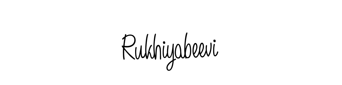 if you are searching for the best signature style for your name Rukhiyabeevi. so please give up your signature search. here we have designed multiple signature styles  using Angelique-Rose-font-FFP. Rukhiyabeevi signature style 5 images and pictures png