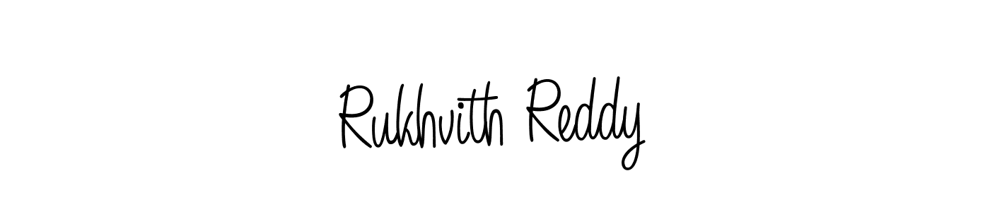 How to Draw Rukhvith Reddy signature style? Angelique-Rose-font-FFP is a latest design signature styles for name Rukhvith Reddy. Rukhvith Reddy signature style 5 images and pictures png